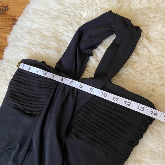 Max and Cleo One Shoulder Dress Black Size 4 - Picture 3 of 9